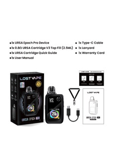 Lost Vape Ursa Epoch Pro Pod System Kit 1400mAh 35W